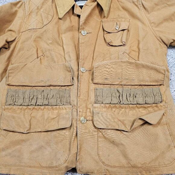 Vintage Bone Dry RedHead Hunting Jacket mens Sz 46 XL Canvas Shooting Coat USA - Picture 10 of 12